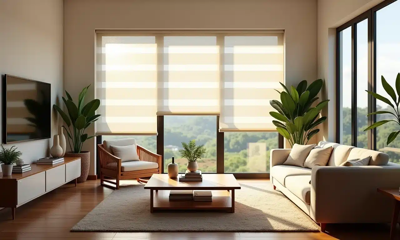 Automação residencial em uma casa inteligente.